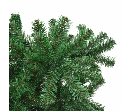 Otrādi Uz Leju Mākslīgais Iepriekš Apgaismotais Ziemassvētku Koks Ar Bumbiņu Komplektu Vidaxl