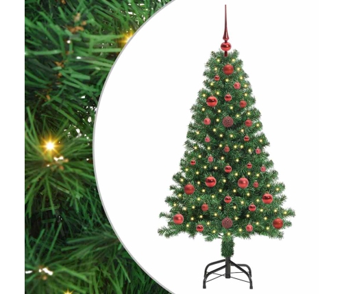 Mākslīgā Ziemassvētku Eglīte Su 150 Led Ar Statīvu Zaļa 120 Cm Vidaxl