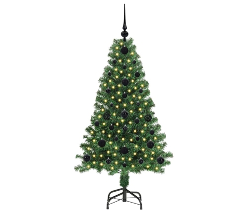 Mākslīgā Ziemassvētku Eglīte Su 150 Led Ar Statīvu Zaļa 120 Cm Vidaxl