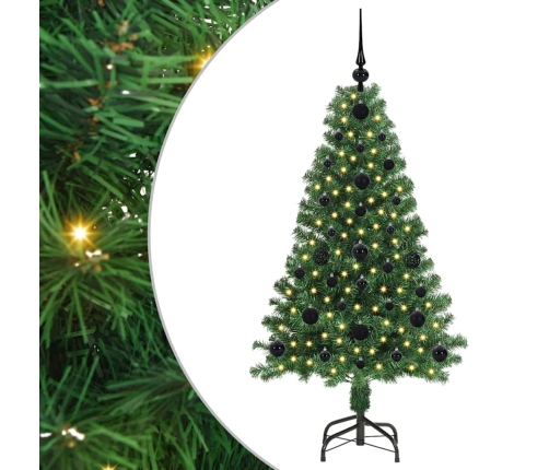 Mākslīgā Ziemassvētku Eglīte Su 150 Led Ar Statīvu Zaļa 120 Cm Vidaxl