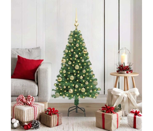 Mākslīgā Ziemassvētku Eglīte Su 150 Led Ar Statīvu Zaļa 120 Cm Vidaxl