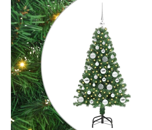 Mākslīgā Ziemassvētku Eglīte Su 150 Led Ar Statīvu Zaļa 120 Cm Vidaxl