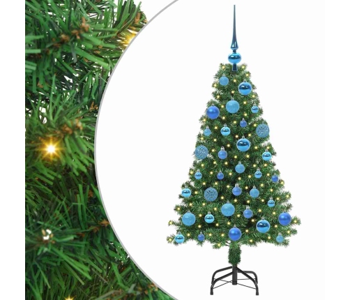 Mākslīgā Ziemassvētku Eglīte Su 150 Led Ar Statīvu Zaļa 120 Cm Vidaxl