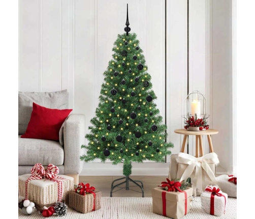 Mākslīgā Ziemassvētku Eglīte Su 150 Led Ar Statīvu Zaļa 150 Cm Vidaxl