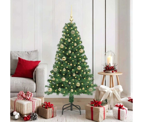 Mākslīgā Ziemassvētku Eglīte Su 150 Led Ar Statīvu Zaļa 150 Cm Vidaxl