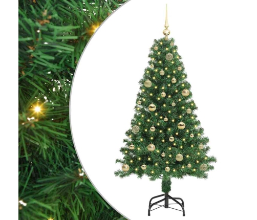 Mākslīgā Ziemassvētku Eglīte Su 150 Led Ar Statīvu Zaļa 150 Cm Vidaxl