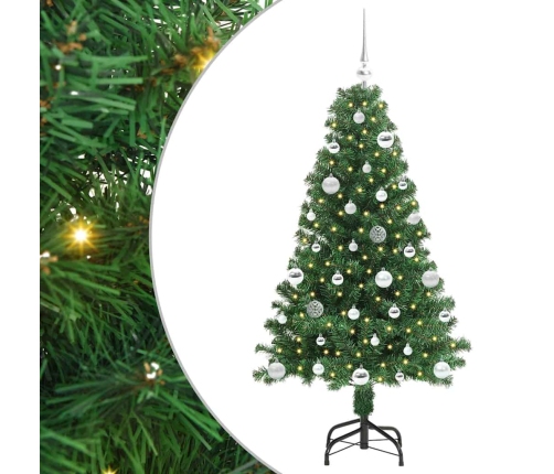 Mākslīgā Ziemassvētku Eglīte Su 150 Led Ar Statīvu Zaļa 150 Cm Vidaxl