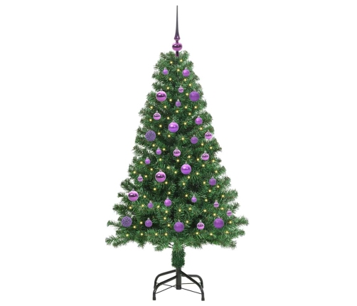 Mākslīgā Ziemassvētku Eglīte Su 150 Led Ar Statīvu Zaļa 150 Cm Vidaxl