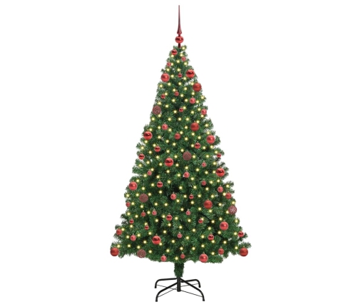 Mākslīgā Ziemassvētku Eglīte Su 300 Led Ar Statīvu Zaļa 180 Cm Vidaxl