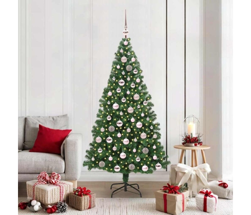 Mākslīgā Ziemassvētku Eglīte Su 300 Led Ar Statīvu Zaļa 180 Cm Vidaxl