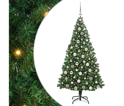 Mākslīgā Ziemassvētku Eglīte Su 300 Led Ar Statīvu Zaļa 180 Cm Vidaxl