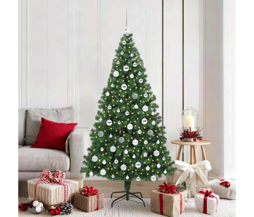 Mākslīgā Ziemassvētku Eglīte Su 300 Led Ar Statīvu Zaļa 180 Cm Vidaxl