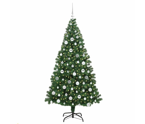 Mākslīgā Ziemassvētku Eglīte Su 300 Led Ar Statīvu Zaļa 180 Cm Vidaxl