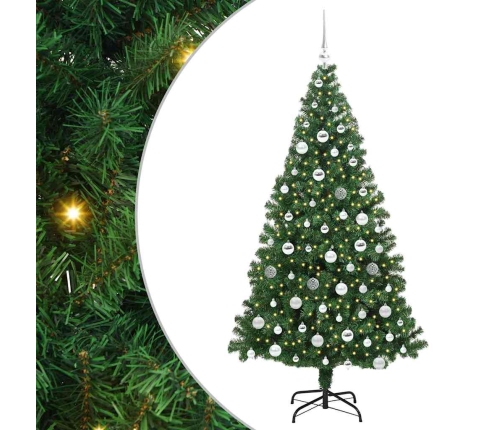 Mākslīgā Ziemassvētku Eglīte Su 300 Led Ar Statīvu Zaļa 180 Cm Vidaxl