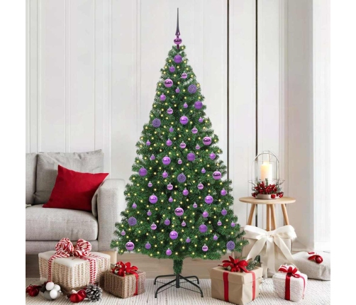 Mākslīgā Ziemassvētku Eglīte Su 300 Led Ar Statīvu Zaļa 180 Cm Vidaxl