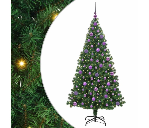 Mākslīgā Ziemassvētku Eglīte Su 300 Led Ar Statīvu Zaļa 180 Cm Vidaxl