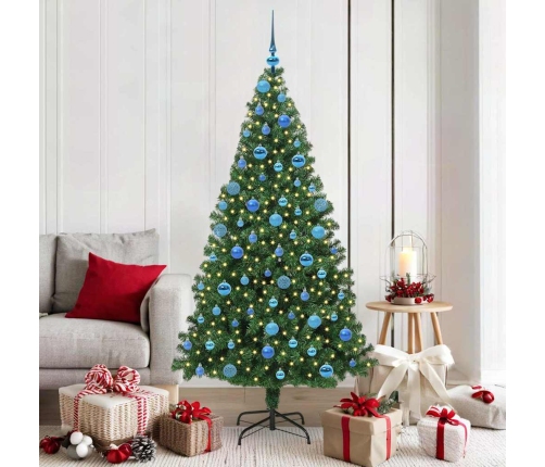 Mākslīgā Ziemassvētku Eglīte Su 300 Led Ar Statīvu Zaļa 180 Cm Vidaxl