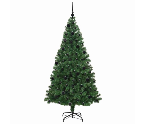 Mākslīgā Ziemassvētku Eglīte Su 300 Led Ar Statīvu Zaļa 210 Cm Vidaxl