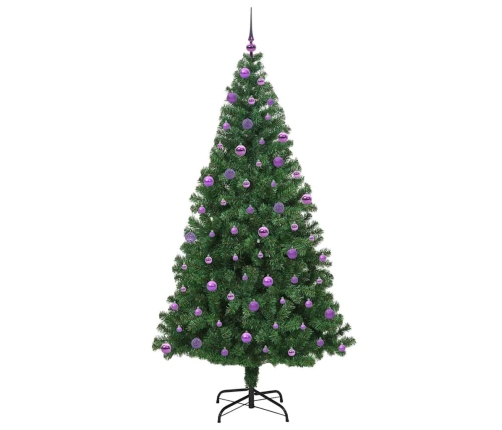 Mākslīgā Ziemassvētku Eglīte Su 300 Led Ar Statīvu Zaļa 210 Cm Vidaxl