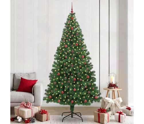 Mākslīgā Ziemassvētku Eglīte Su 300 Led Ar Statīvu Zaļa 240 Cm Vidaxl