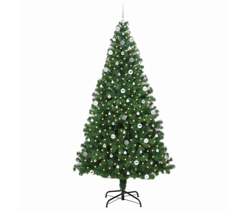 Mākslīgā Ziemassvētku Eglīte Su 300 Led Ar Statīvu Zaļa 240 Cm Vidaxl