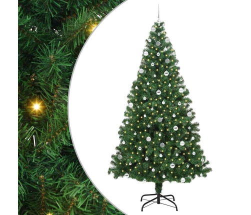 Mākslīgā Ziemassvētku Eglīte Su 300 Led Ar Statīvu Zaļa 240 Cm Vidaxl