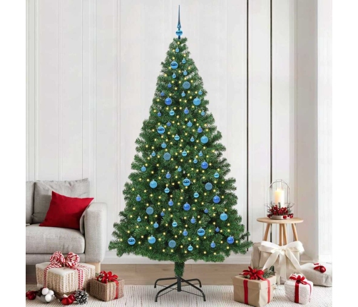 Mākslīgā Ziemassvētku Eglīte Su 300 Led Ar Statīvu Zaļa 240 Cm Vidaxl