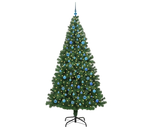 Mākslīgā Ziemassvētku Eglīte Su 300 Led Ar Statīvu Zaļa 240 Cm Vidaxl