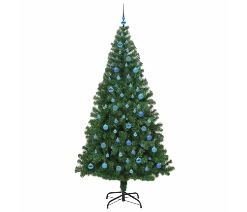 Mākslīgā Ziemassvētku Eglīte Su 300 Led Ar Statīvu Zaļa 240 Cm Vidaxl