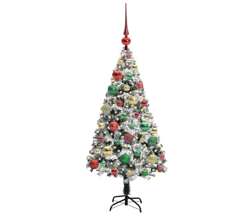 Mākslīgā Ziemassvētku Eglīte Su 150 Led Ar Statīvu Zaļa 120 Cm Vidaxl