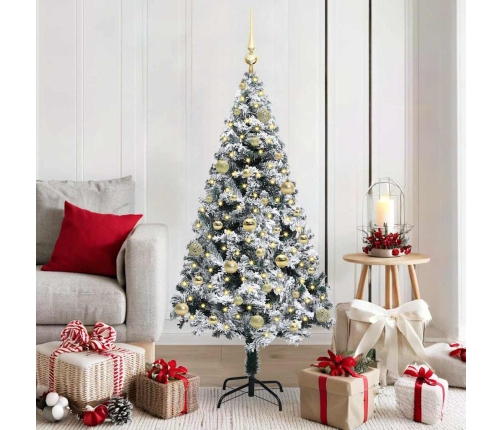 Mākslīgā Ziemassvētku Eglīte Su 150 Led Ar Statīvu Zaļa 150 Cm Vidaxl