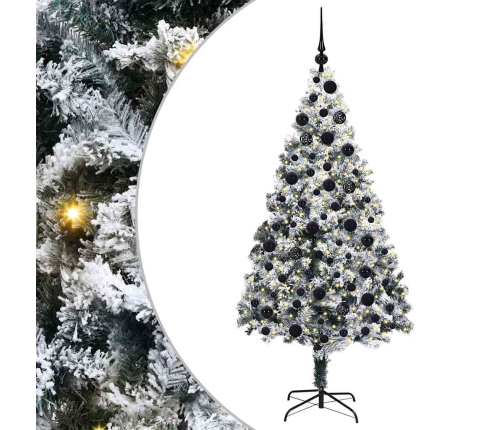 Mākslīgā Ziemassvētku Eglīte Su 300 Led Ar Statīvu Zaļa 180 Cm Vidaxl