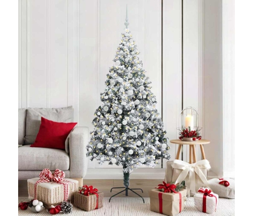 Mākslīgā Ziemassvētku Eglīte Su 300 Led Ar Statīvu Zaļa 180 Cm Vidaxl