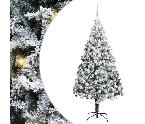 Mākslīgā Ziemassvētku Eglīte Su 300 Led Ar Statīvu Zaļa 180 Cm Vidaxl