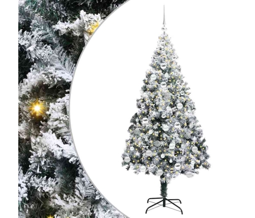 Mākslīgā Ziemassvētku Eglīte Su 300 Led Ar Statīvu Zaļa 180 Cm Vidaxl