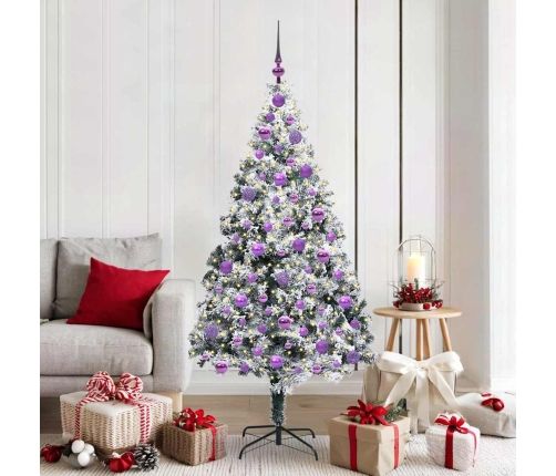 Mākslīgā Ziemassvētku Eglīte Su 300 Led Ar Statīvu Zaļa 180 Cm Vidaxl