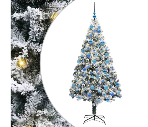 Mākslīgā Ziemassvētku Eglīte Su 300 Led Ar Statīvu Zaļa 180 Cm Vidaxl