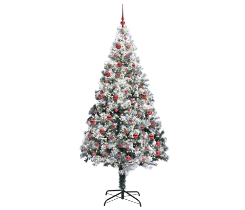 Mākslīgā Ziemassvētku Eglīte Su 300 Led Ar Statīvu Zaļa 210 Cm Vidaxl