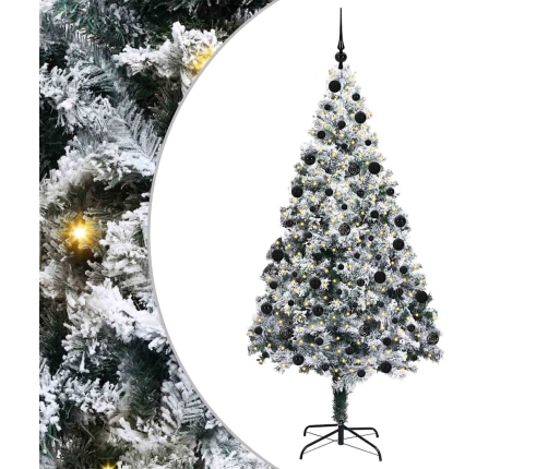 Mākslīgā Ziemassvētku Eglīte Su 300 Led Ar Statīvu Zaļa 210 Cm Vidaxl