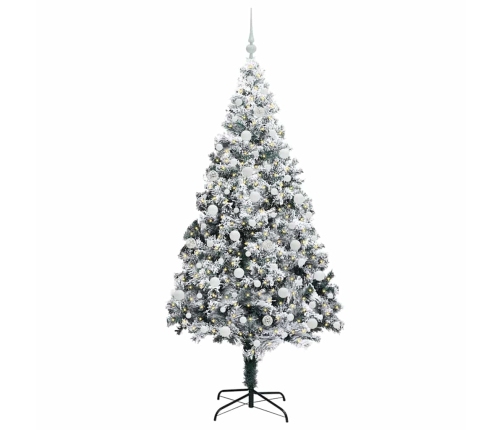 Mākslīgā Ziemassvētku Eglīte Su 300 Led Ar Statīvu Zaļa 210 Cm Vidaxl