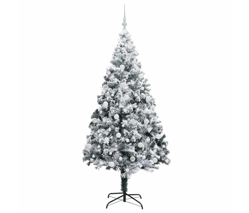 Mākslīgā Ziemassvētku Eglīte Su 300 Led Ar Statīvu Zaļa 210 Cm Vidaxl