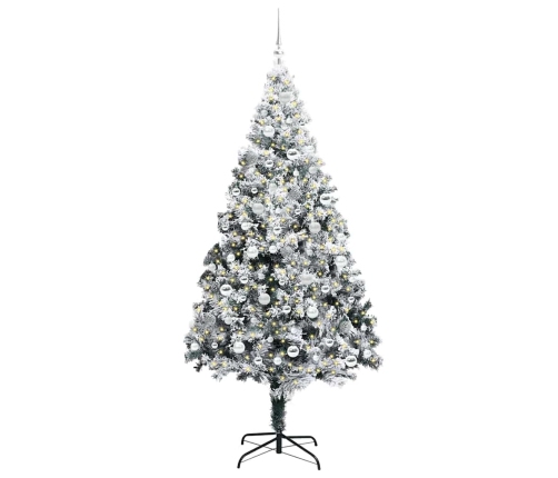 Mākslīgā Ziemassvētku Eglīte Su 300 Led Ar Statīvu Zaļa 210 Cm Vidaxl