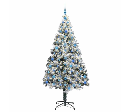 Mākslīgā Ziemassvētku Eglīte Su 300 Led Ar Statīvu Zaļa 210 Cm Vidaxl