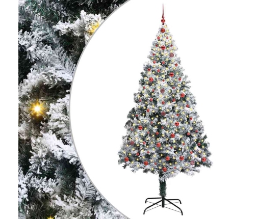 Mākslīgā Ziemassvētku Eglīte Su 300 Led Zaļa 240 X 150 Cm Vidaxl