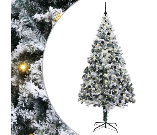 Mākslīgā Ziemassvētku Eglīte Su 300 Led Zaļa 240 X 150 Cm Vidaxl