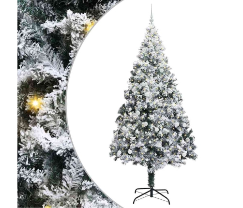 Mākslīgā Ziemassvētku Eglīte Su 300 Led Zaļa 240 X 150 Cm Vidaxl