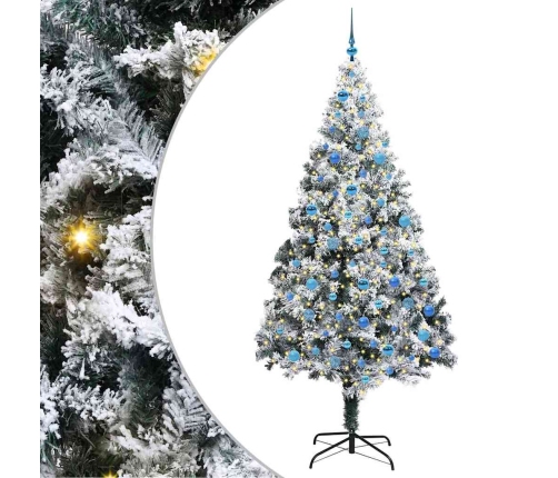 Mākslīgā Ziemassvētku Eglīte Su 300 Led Zaļa 240 X 150 Cm Vidaxl