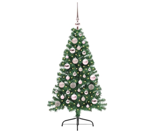 Mākslīgais Led Ziemassvētku Eglīte Su 150 Led Zaļa 120 Cm Pvc Vidaxl