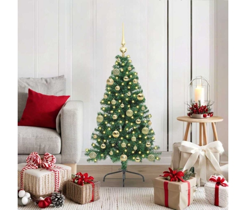 Mākslīgais Led Ziemassvētku Eglīte Su 150 Led Zaļa 120 Cm Pvc Vidaxl