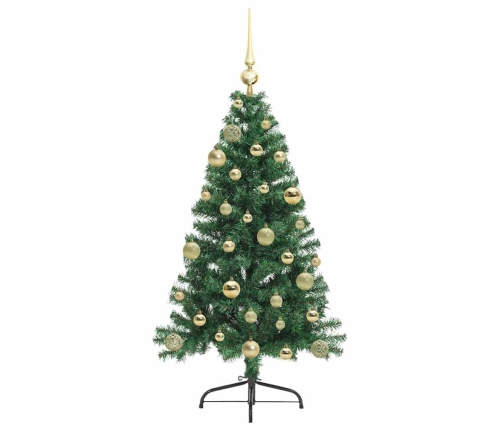 Mākslīgais Led Ziemassvētku Eglīte Su 150 Led Zaļa 120 Cm Pvc Vidaxl